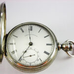 Antique Waltham Model 1857 Civil War Era 18s key wind pocket watch