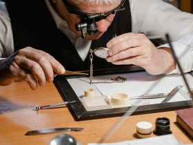 Steps in repairing a pocket watch